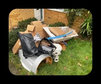 old bathroom construction waste removal for £60