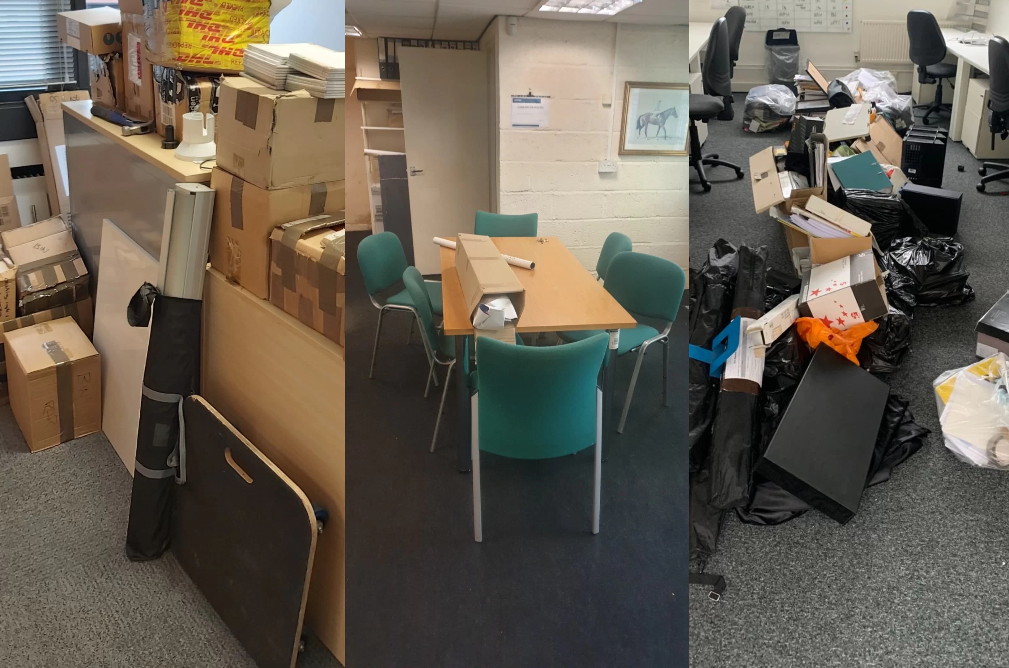 office furniture collage how to dispose of office furniure office clearance clear-out monitors desks lights