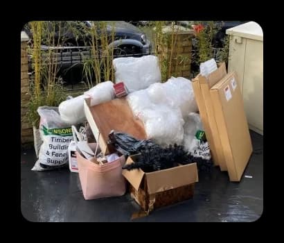 renovation waste removed by hand for £70 instead of skip hire