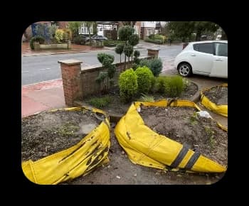 2 Skip bags with soil (£200)